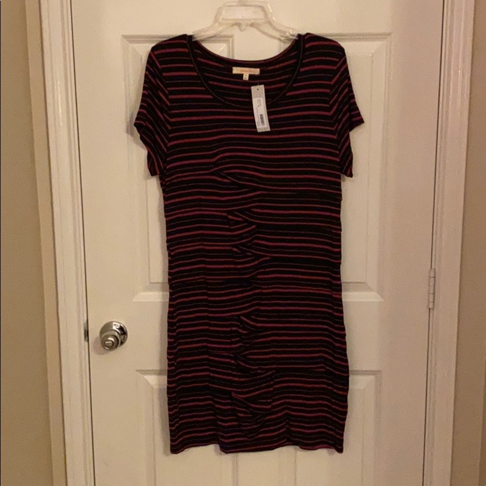 Pomelo striped dress